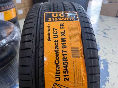 Tayar baru 215 45 17 Continental uc7 2025 new Tyre