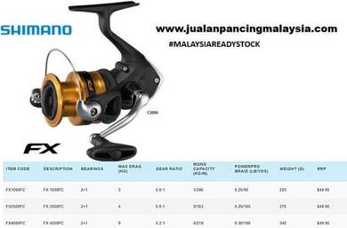 Shimano fx 2019 reel 1000/2500/2500hg/3000/4000