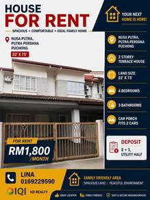 2-storey Terraced House For Rent in Cyberjaya,SGR