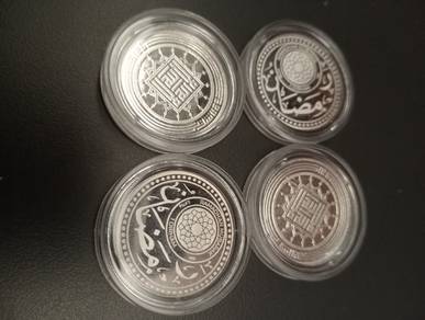 4 coins 4 dirham silver 999 authentic genuine 12g