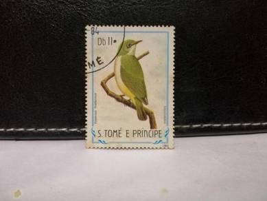 1983 S Tome Stamp White-eye Bird