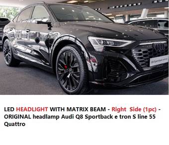 LED HEADLIGHT WITH MATRIX BEAM - Right  Side (1pc)