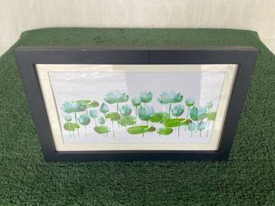 B442 Wall Deco Poster 34 x 20 cm in Wooden Frame