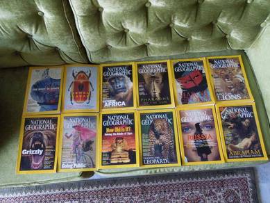 National Geographic Magazines 2001