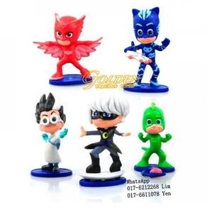 FG785 PJ Masks Figurine Cake Decorantion 5pcs/set