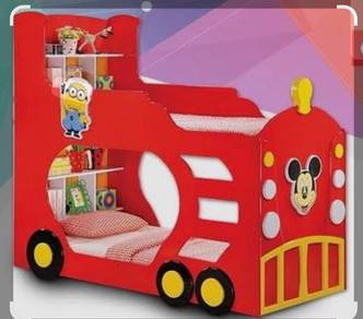 Katil Tingkat Bas Mickey + Minnion