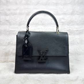 LV Grenelle MM Black Epileather Crossbody Bag