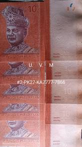 Rm10 Banknote with Pair Numbers #2-PK27
