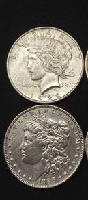Silver Coins Syiling Lama