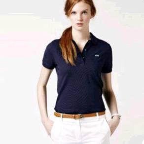 Lacoste Womens Short Sleeve Polo Shirt (Navy)