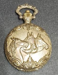 Vintage Molnija "Three Horses Pocket Watch