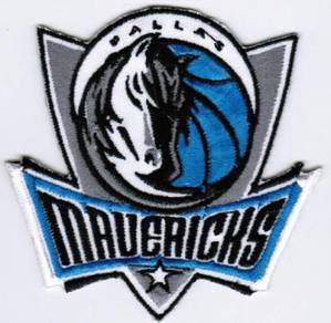 NBA Dallas Mavericks Mavs Basketball Badge Patch
