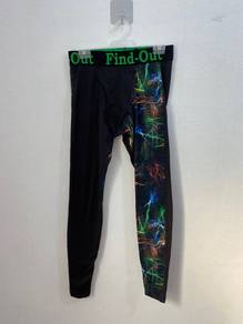 Find-Out Asymmetric Graphic Y2K Leggings