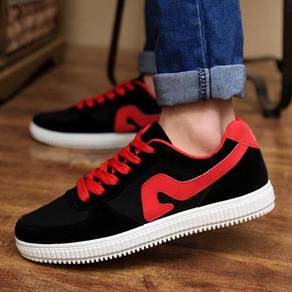 M0244 Black Trend Sneaker Skaters Man Kasut Shoes