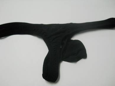UM089 Sexy Black Men Pouch T-Back G-string Briefs