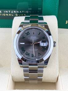 Rolex Datejust II 126300 Slate Wimbledon Dial (NEW