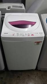 Automatic Toshiba 6.5kg Auto Top Load Mesin Basuh