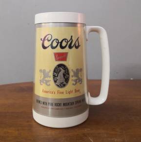 Coors beer plastic thermo mug stein USA