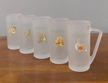 The world of Peter Rabbit frosted glass mug 5