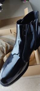 New JOHNSON COSSACK leather boots zippered