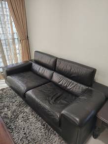 Miva Pure Leather  3 Seater Sofa. 