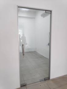 PINTU KACA TAHAN PECAH l 12mm glass door install