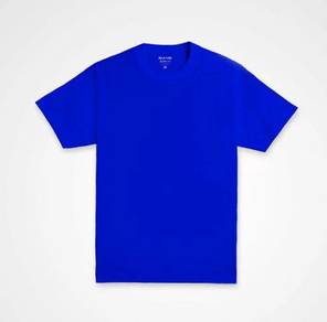 T-shirt microfibre short sleeve royal blue
