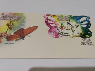Malaysia FDC 2008 Rama-Rama Mini Sheet