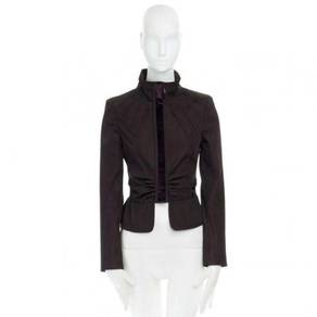 Runway GUCCI TOM FORD AW04 purple velvet trimmed
