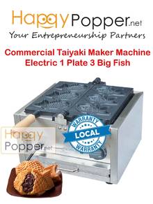 Commercial mesin taiyaki fish waffle machine maker