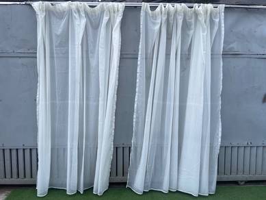 B935 Langsir Renda L.600xH.246cm Sheer Curtain
