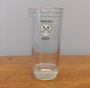 Cawan crown brand Anchor beer glass cup