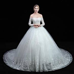 White wedding bridal dress gown RB1752