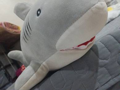 Shark Plush Toy Soft Stuffed Animal (Grey)