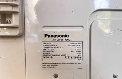 Air Con compressor Panasonic 3HP
