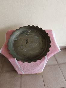 antique brass dulang 