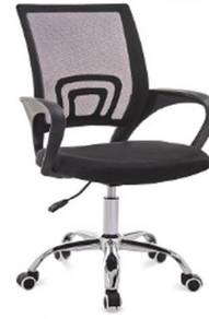 Black kerusi chair pejabat roda roller 7