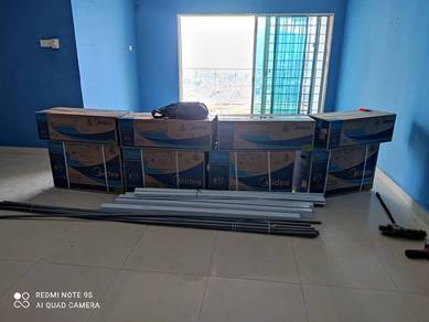Aircond Midea 1.0hp siap pasang B28