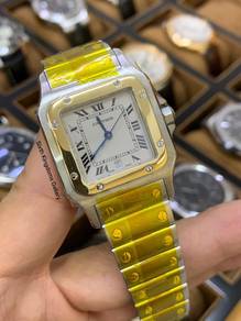 Cartier Santos De Cartier Galbee 18k Yellow Gold
