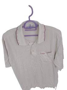 baju berkolar lengan pendek 