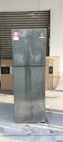 Jenama sharp 2door fridge refrigerator 224-L L