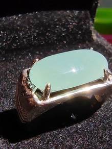 Ice Light Bluish Green Burma Jadeite Jade Type A