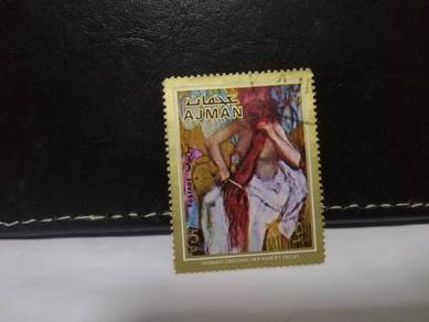 1971 Ajman Stamp Painting 1