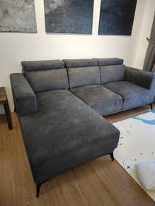 Velvet Midnight Grey Sofa