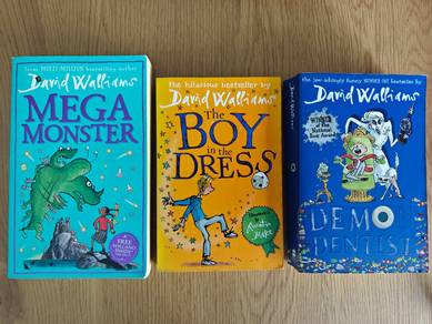 3xDavid Walliams-Children's books (Mega Monster..)