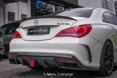 Mercedes w117 cla cla45 paktechz carbon diffuser