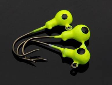Color Red & Yellow Tungsten Jig Head