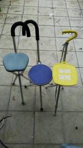 Portable Chairs Stool foldable Cane