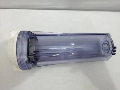 Transparent basement filter cartridge housing 10in