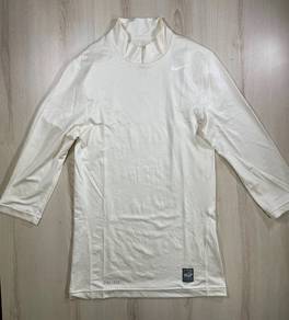 Nike Pro Combat Turtleneck White Compression #DR
